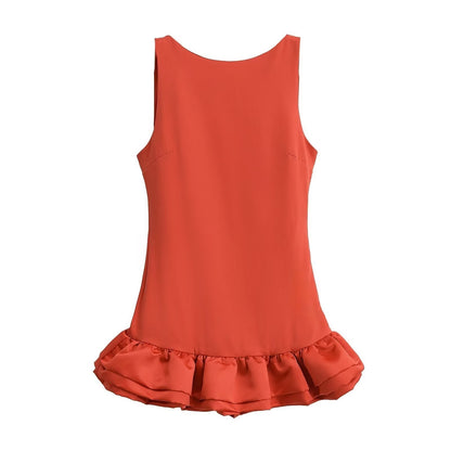 Fina Dam Klänningar A-Linjeformad Spaghetti Bärare Polyester-4