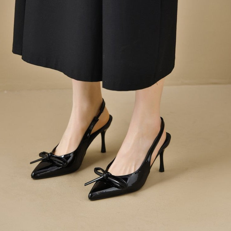 Kvinnor Slingback Skor Dekorativ Slipdesign Syntetmaterial 3