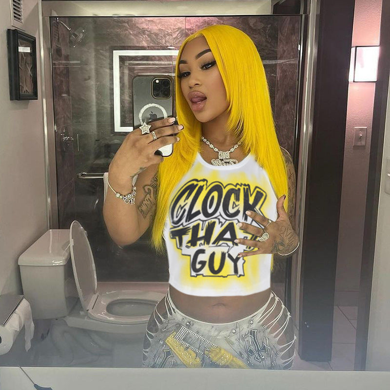 Dam T-shirt Avslappnad Snitt Grafisk Utskrift Bomull-3