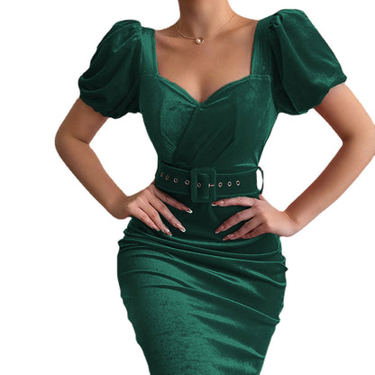 Variant image for Damklänning Bodycon Midi 100% Bomull-31