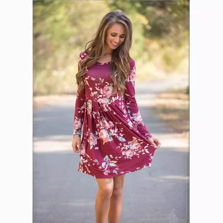 Variant image for Damklänning A-Linjeformad Polyester för Vardags och Fest-1