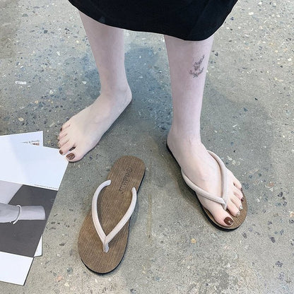 Dam Flip-Flops Ergonomisk Fotbädd Icke-Halkande Sula 6