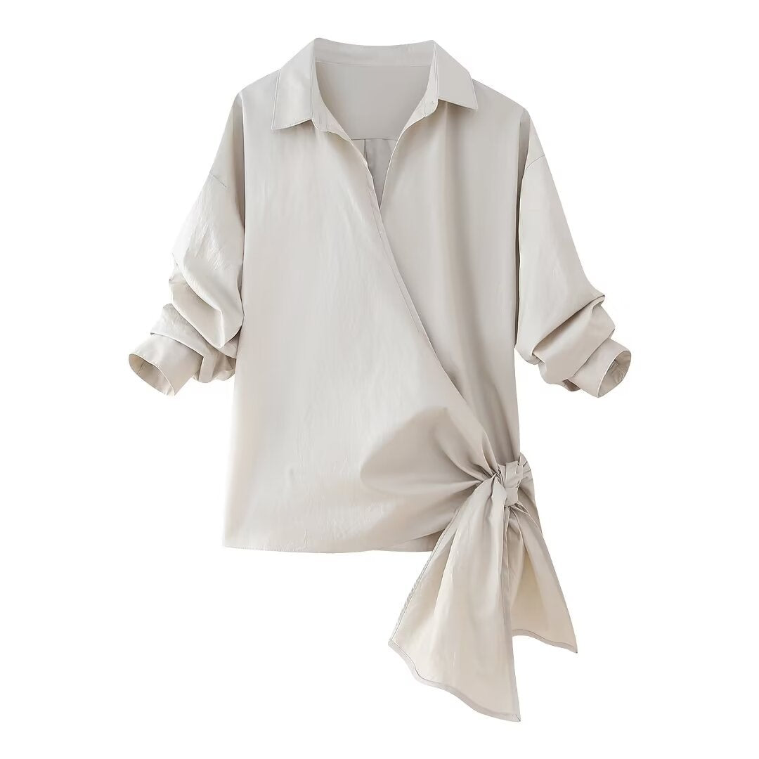 Variant image for Dam Bågskjorta och Byxor Set Veckad Polyester-1