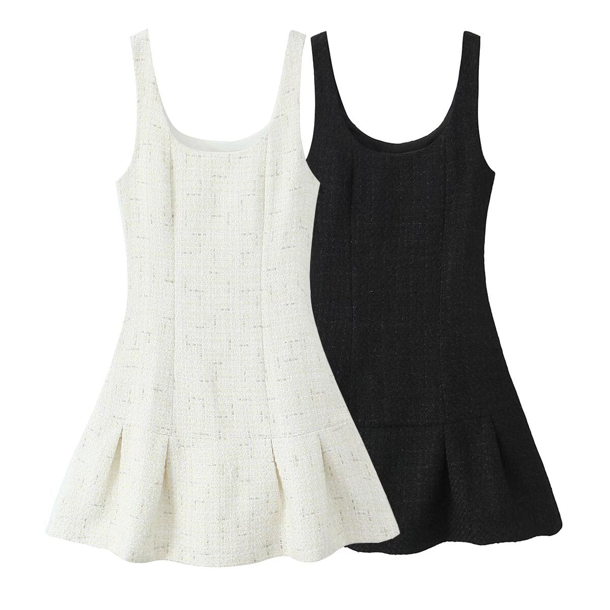 Kvinna Mini Klänning Spaghetti Band Polyester-2