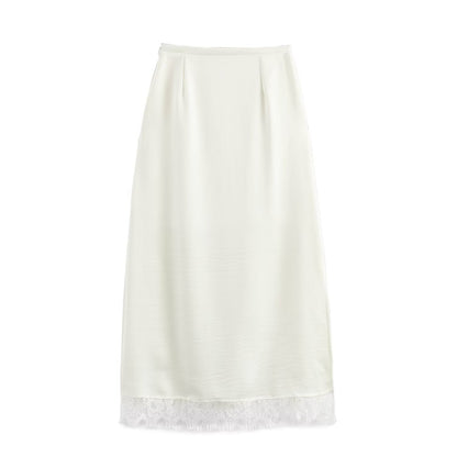 Variant image for Dam Midi Kjol A-linjeformad Polyester-10