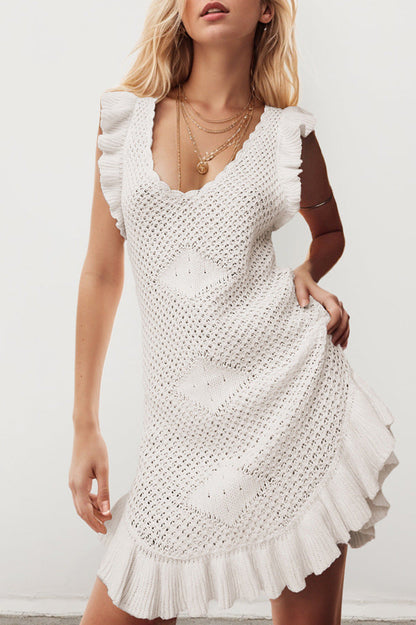 Hög Trick Klänning för Kvinnor, Lätt Elastisk Polyester, Normal Passform, S-M-L-XL, Tidlös Design för Vardag och Fest 8