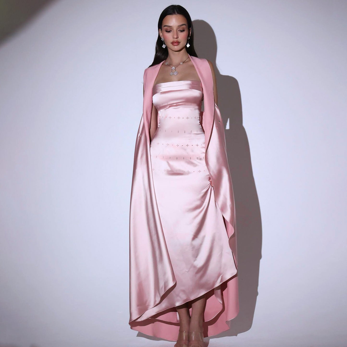 Kvinnors Aftonklänning Bustier Satin Elegant Figur-Hugging Design 3