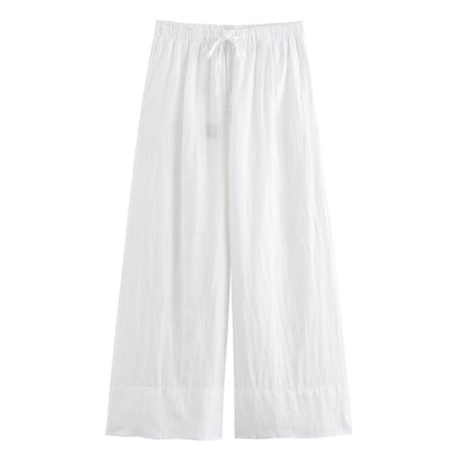Variant image for Dam Långärmad Skjorta och Byxor Set Monokrom Street Fashion Högkvalitativt Tyg-13