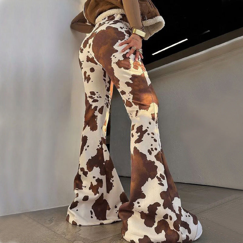 Kvinnors Slagbyxor Kohuddesign Elastiskt Tyg 1