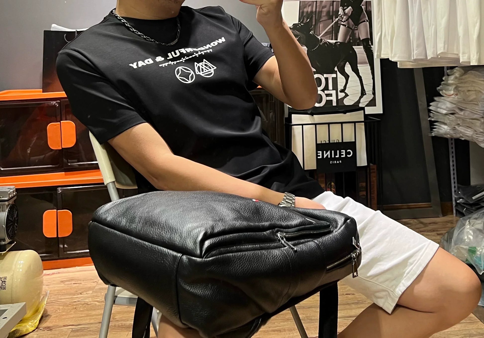 Herr T Shirt Rundhals Kortärmad Kvalitets Bomull-3