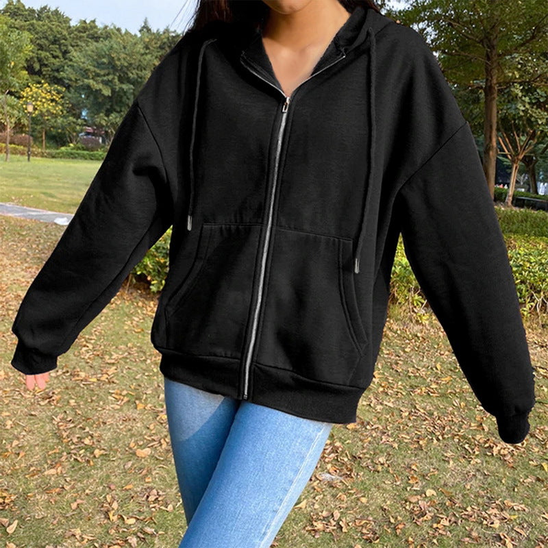 Dam Fritidsjacka Modern Polyester med Stiliga Detaljer 11