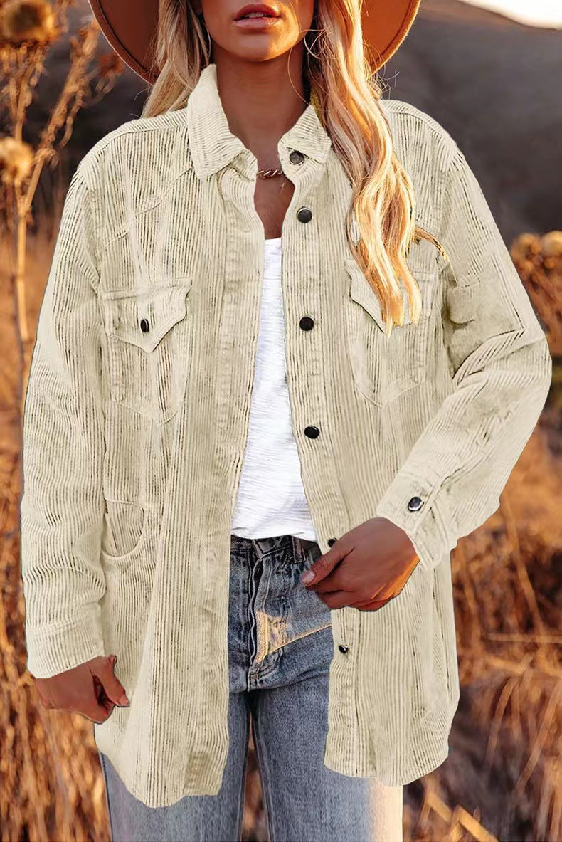 Damjacka Lätt Polyester Modern Design för Damer-1