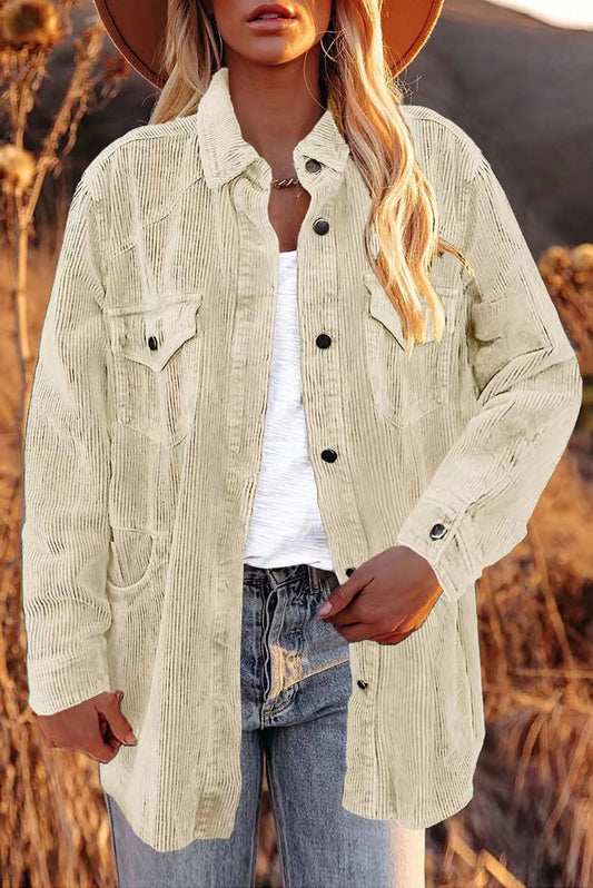 Damjacka Lätt Polyester Modern Design för Damer-1