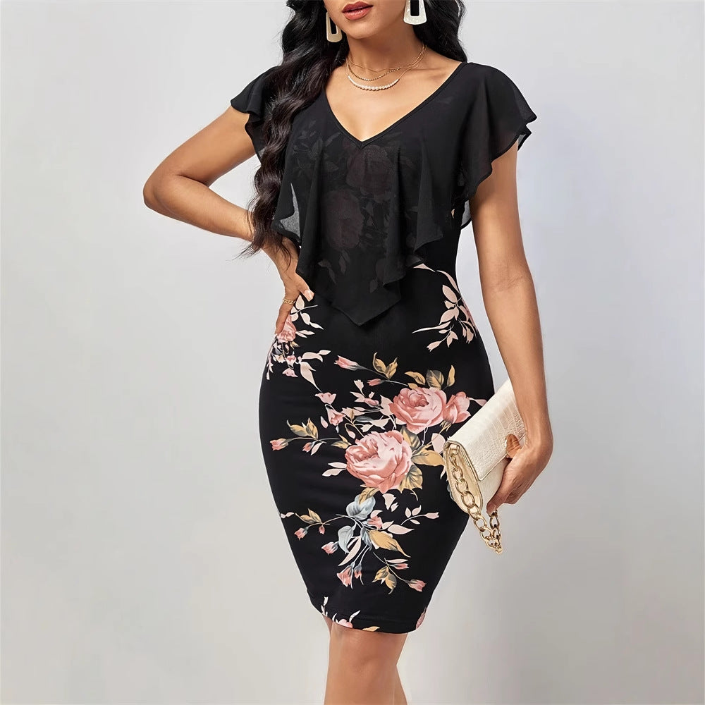 Variant image for Dam T-shirt Grafisk Design 100% Bomull Komfortabel Passform-2