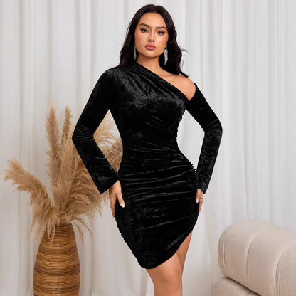 Dam Minirock Off-Shoulder Patchwork Polyester-2