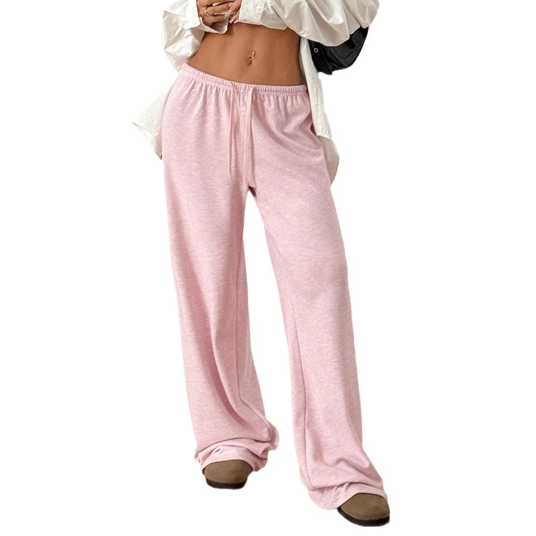 Variant image for Dam Fritidsbyxor Vid Skärning Elastisk Midja Mjuk Tygblandning-1