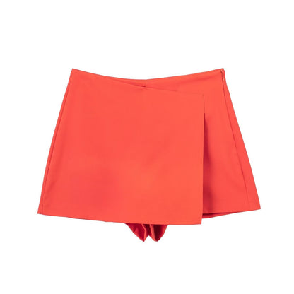 Variant image for Dam Bermuda Shorts Asymmetrisk Smal Fit Lätt Material-37