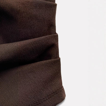 Dam Halterneck Top Utan Ärmar Polyester Elegant-3