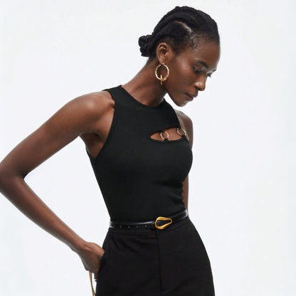 Dam T Shirt Oregelbunden Passform Polyester för Avslappnad och Festlig Stil-4