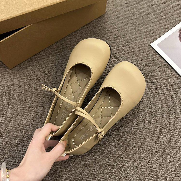 Svarta Ballerina Skor Dam med Elegant Design och Remmar – Komfortabelt Syntetmaterial för Vardags och Fest 4