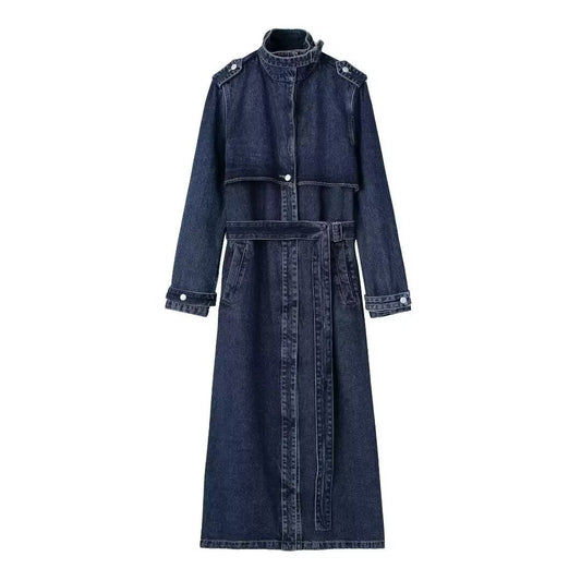 Damjacka Lång Ståkrage Polyester med Långa Ärmar-1
