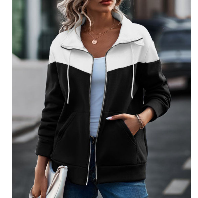 Dam Vintertröja Trendig Ull Material-2