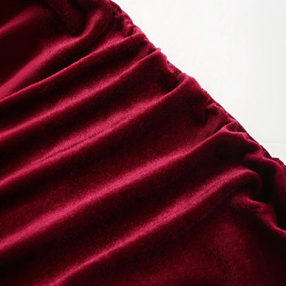 Dam Klänning Midi Cami Spandex Fina Dam Klänningar-5