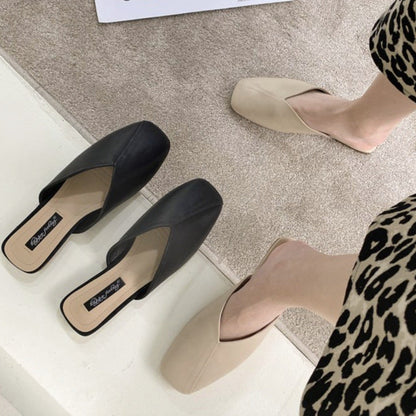 Kvinnor V-hals Mula i Hållbart Material – Elegant och Bekväm Skor för Vardag och Fest, Storlek 36-41 7