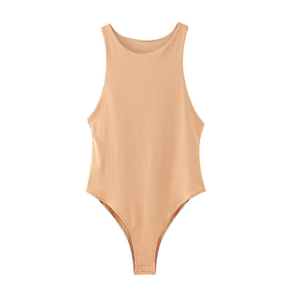 Variant image for Dam Tank Top Tight Passform 100% Bomull Enkelfärgad-13