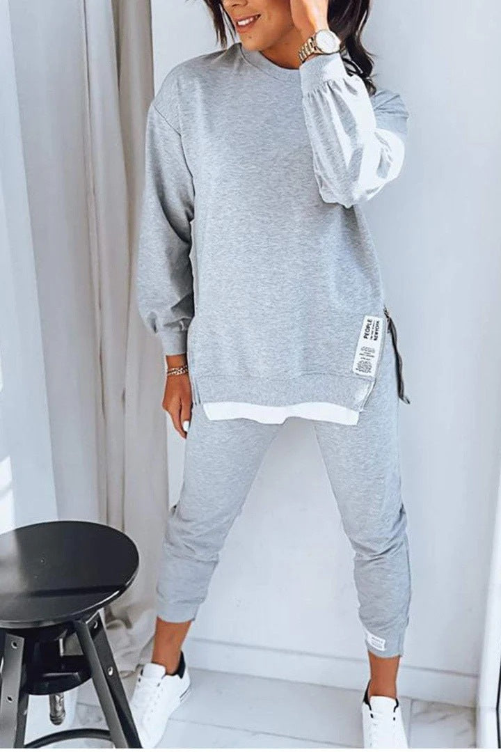 Variant image for Unisex Fritidsset Split Tröja 3/4 Byxor Polyester-41