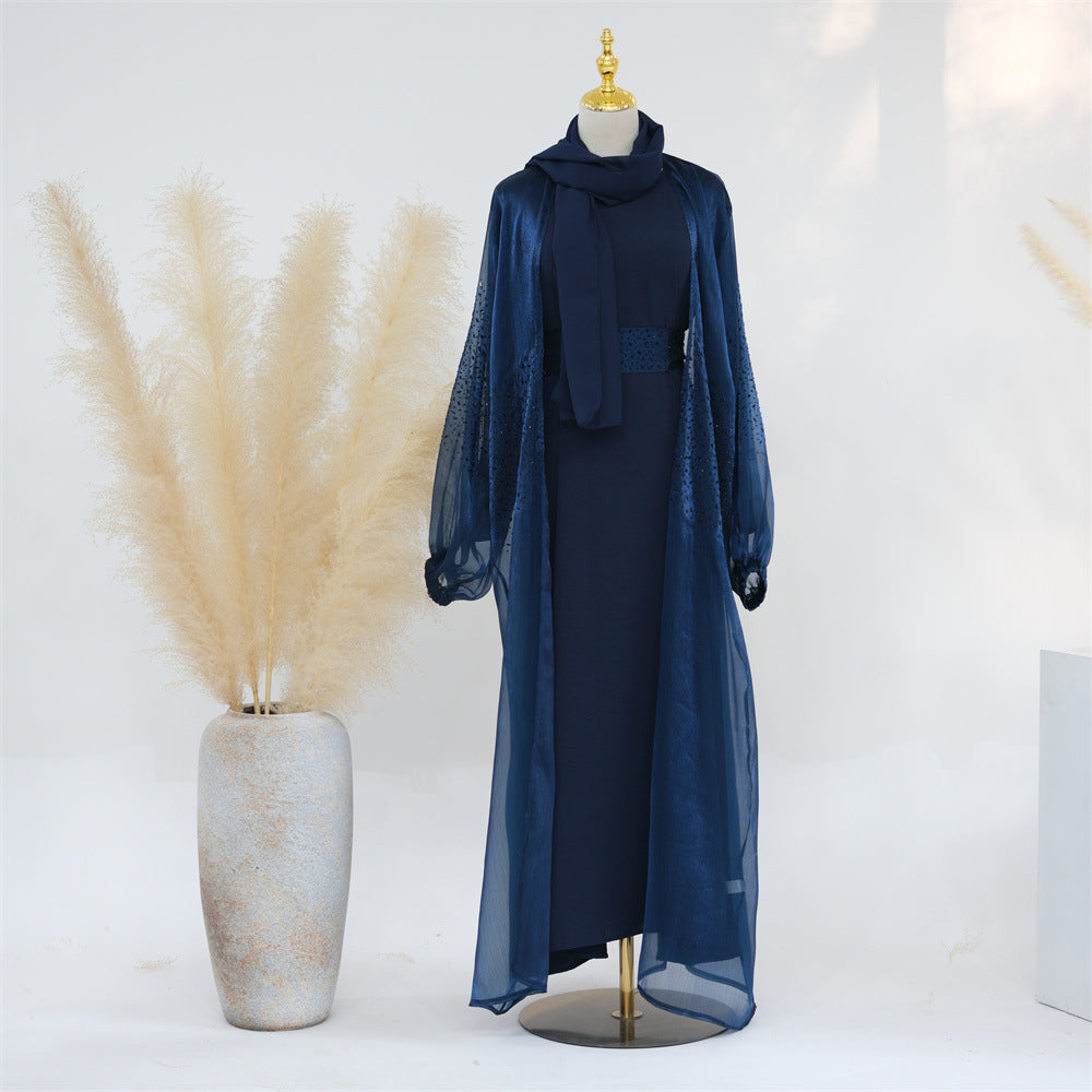 Variant image for Dam Cardigan Puffärmar Polyester Elegant Stil-16