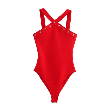 Variant image for Dam Bodysuit Halter Stretch Medium Fit Underkläder Body-1