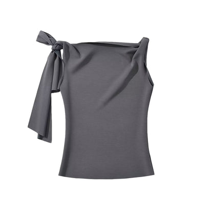 Variant image for Dam Slim Fit Top Halbrock Polyester Ärmloös Mode Set-4
