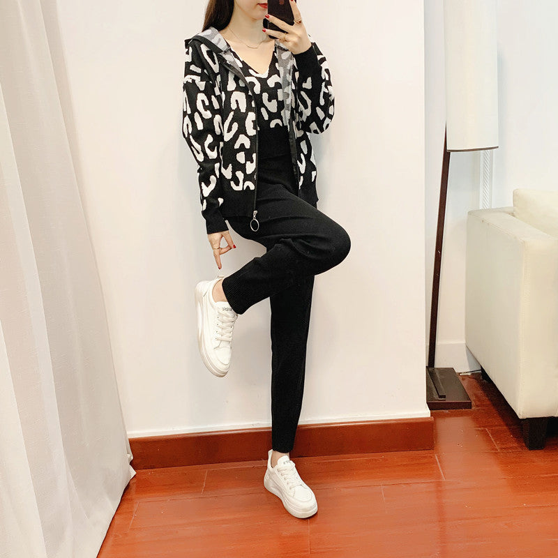 Dam Fritidsbyxor Retro Stil Polyester för Avslappnad Mode-6