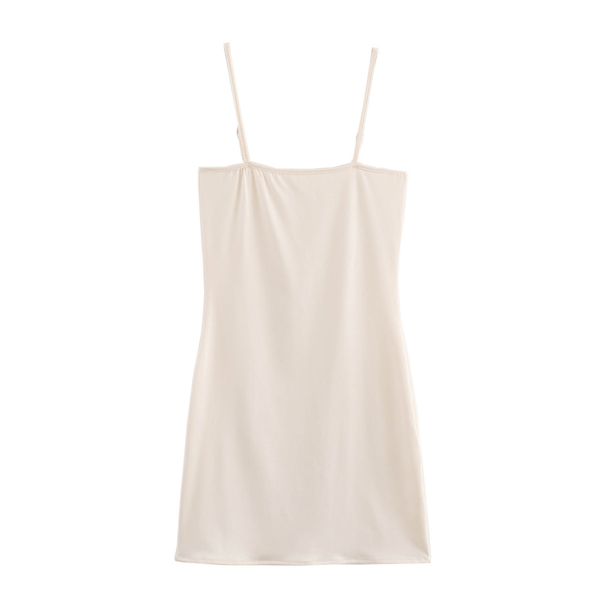 Dam Klänning A-Line V-Neck Polyester Fina Dam Klänningar-4