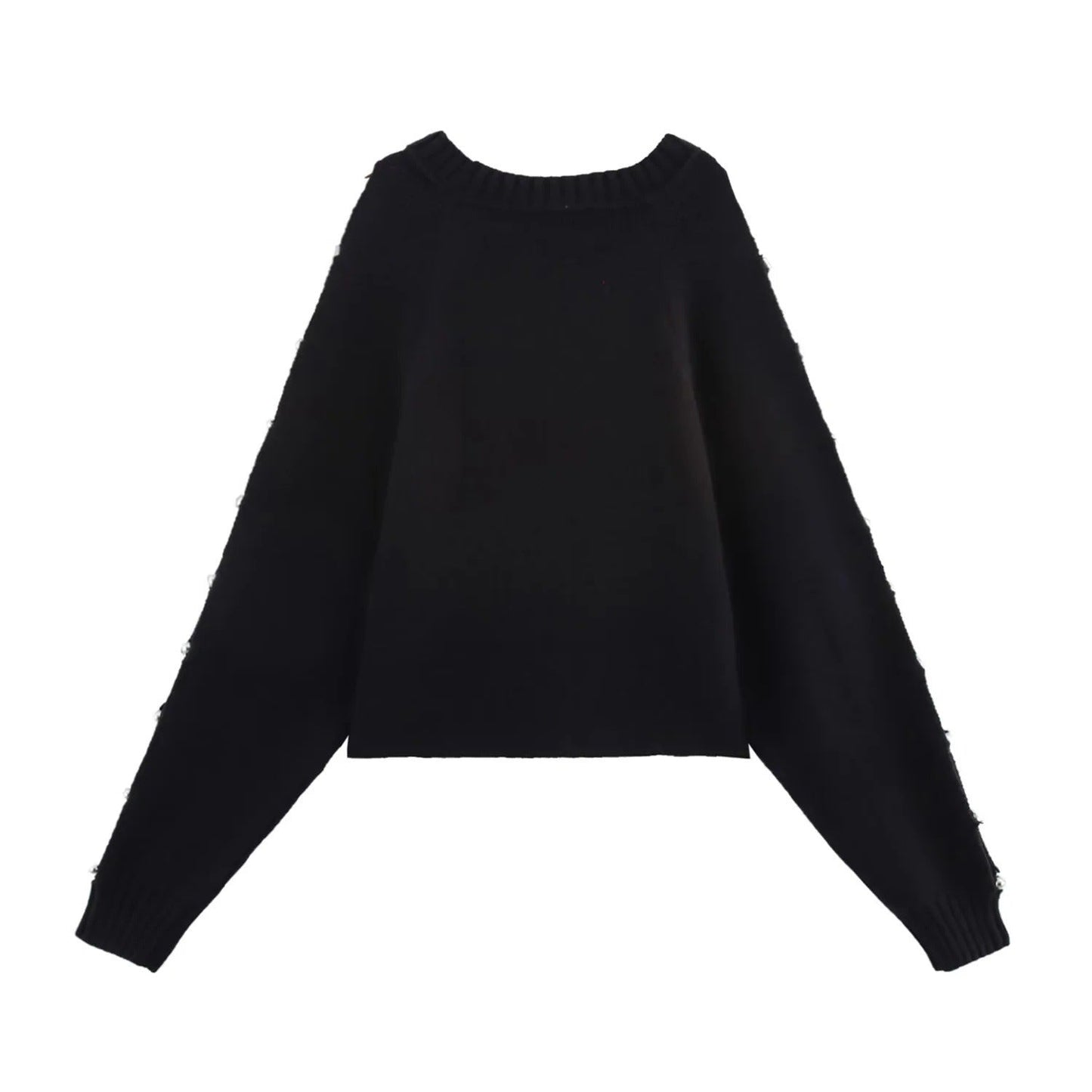 Kvinnors Stickad Tröja i Mjuk Bomull med Knappdetaljer – Löst Snitt, Perfekt för Vardag och Fest 3