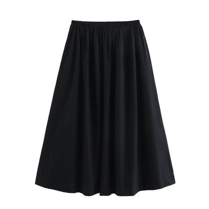 Variant image for Dam Midi Kjol A-linjeformad Polyester-2