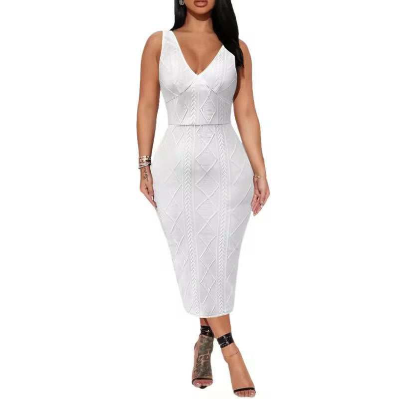 Kvinnors Omslagsklänning Grafiskt Mönster Elastiskt Tyg 3