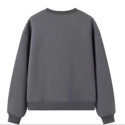 Dam Tröja med Kreativa Illustrationer i Mjuk Bomullsmix-5