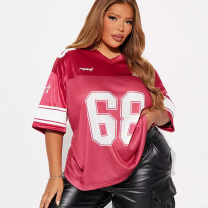 Dam T-Shirt V-ringad Kortärmad Polyester för Träning och Fritid-2