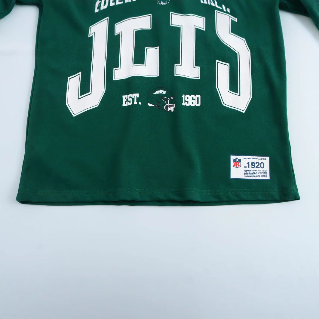 Sportig Kvinnors Tröja med Vintageinspirerat Tryck, Rund Hals och Elastiska Manschetter – Mjuk Tyg för Avslappnad Passform 3