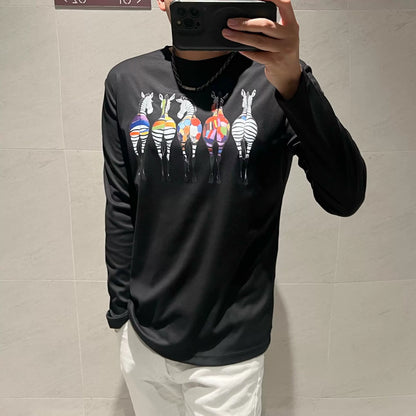 Herrskjorta Långärmad Rund Hals 100% Bomull-2