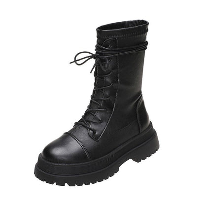 Dam Stövlar Hög Axel Syntetiskt Läder Slip-resistent Sula 5