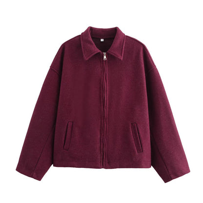 Variant image for Dam Fleecejacka Modern Design Mjuk Fleece med Ståkrage och Dragkedja-12
