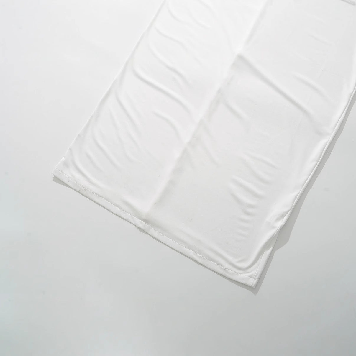 Kvinnors Wrap-Klänning Draperad Mjukt Elastiskt Tyg med Stativ-Krage 4