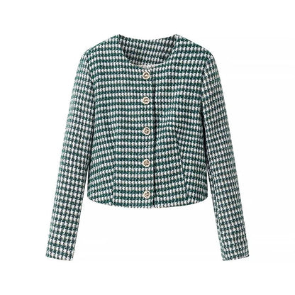 Variant image for Kvinnors Blazer Klassisk Bomull med Knappdetaljer-3