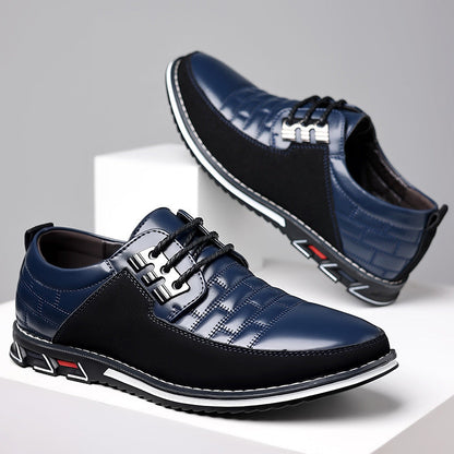 Ortopediska Herrskor i Läder för Elegant Stil och Komfort-5