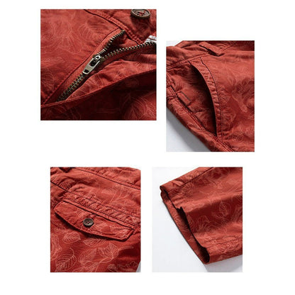 Herr Shorts Blommönster Andningsbart Material-5