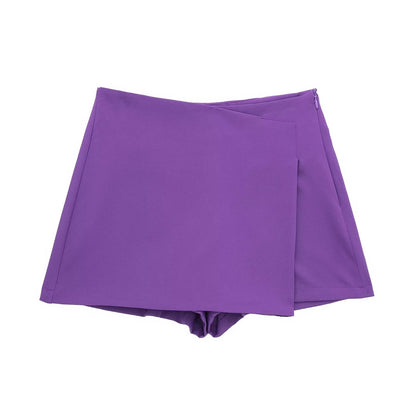 Variant image for Dam Bermuda Shorts Asymmetrisk Smal Fit Lätt Material-13