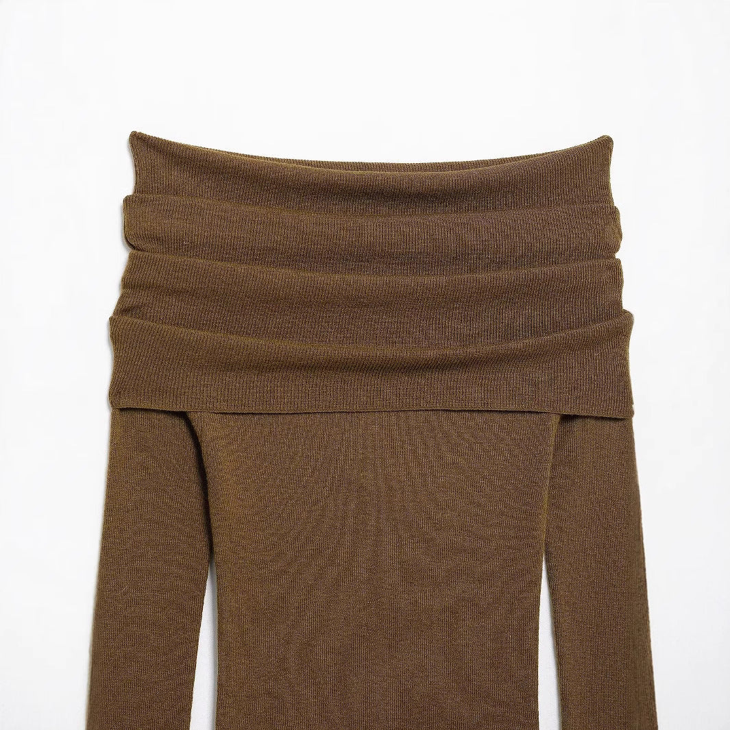 Dam Tröja Långärmad Klassisk Bomull-4